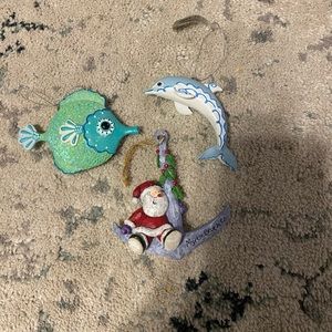 Beach Christmas ornaments